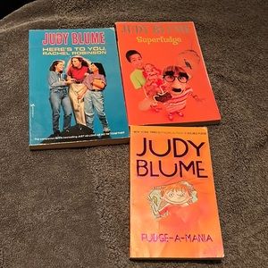 Three Judy Blume paper bag books for ages 8-12 years old